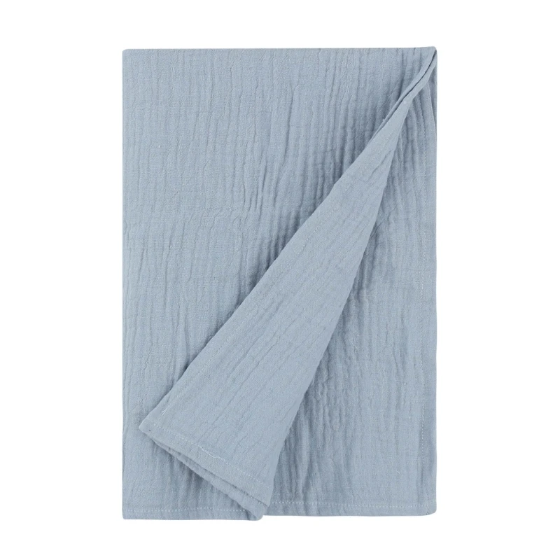 Baby Muslin-Towel Cotton Swaddle Blanket Infant Summer Thin Quilt High Absorbent Bath Towel Air Conditioned Room Blanket 5