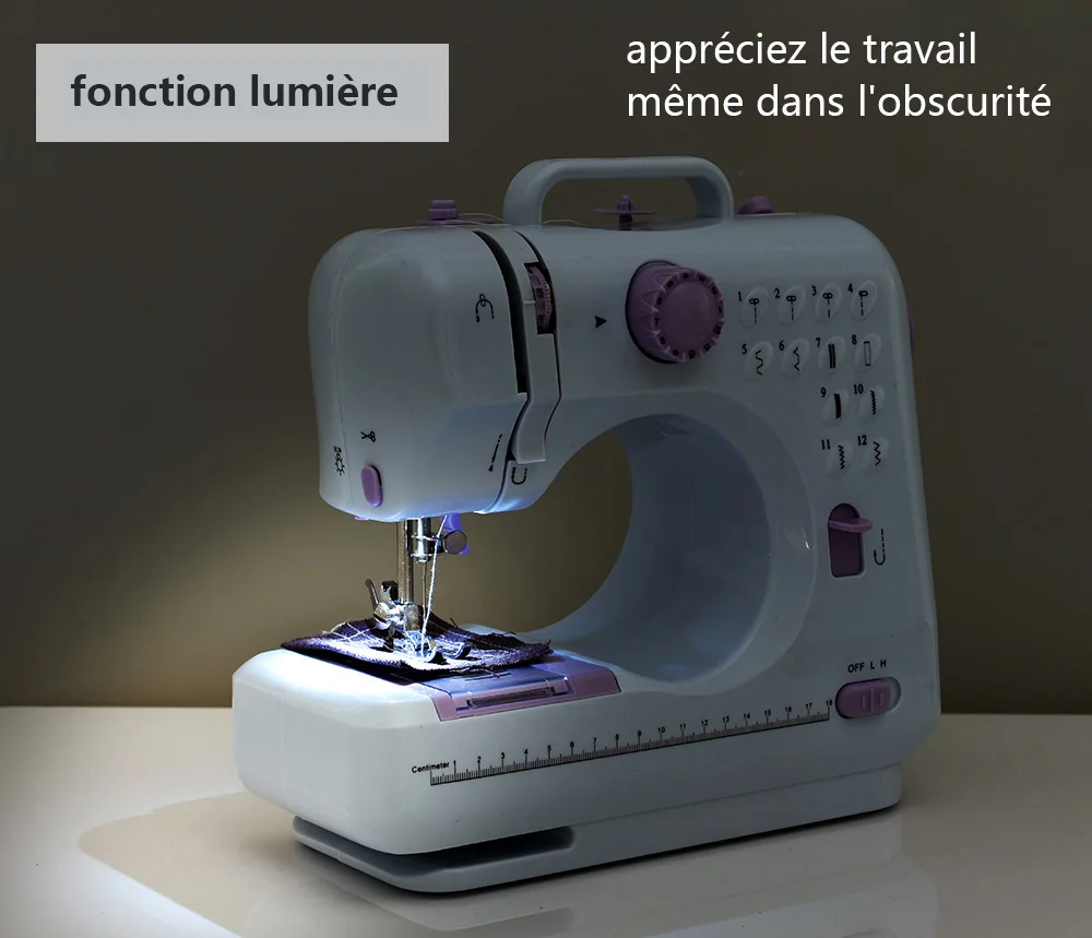 Buy Inne Portable Sewing Machine Mini Electric Household Crafting Mending  Overlock 12 Stitches with Presser Foot Pedal Beginners Online - 360  Digitizing - Embroidery Designs