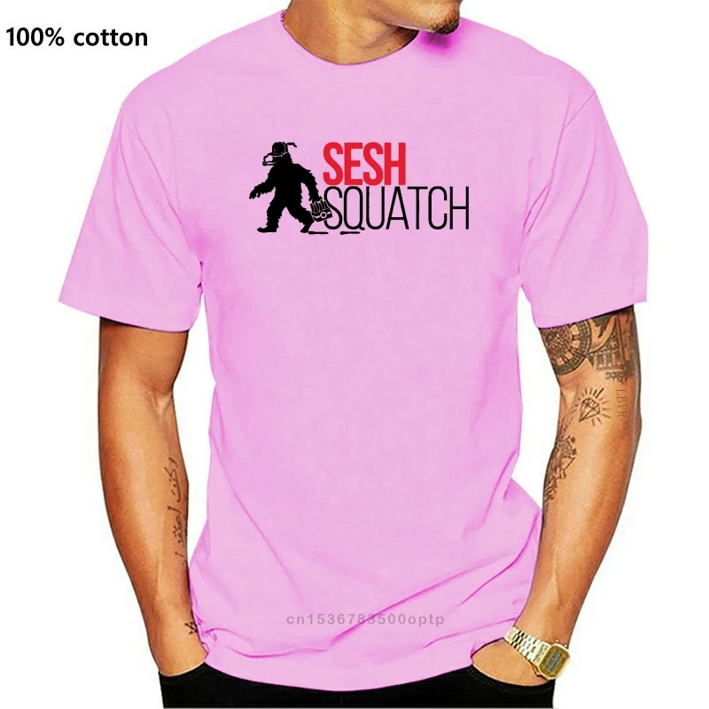 Футболка унисекс Sesh Squatch забавный модный подарок новинка футболка с рисунком