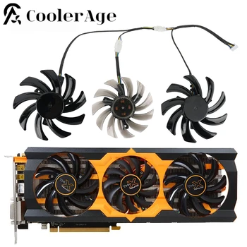 3Pcs/Lot New 75MM 85MM FD7010H12S Cooling Fan Replacement For Sapphire Radeon Toxic R9 270X 280X Graphics Video Card Cooer Fans