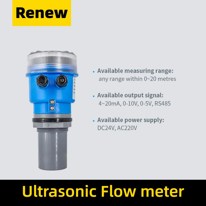 

4-20ma RS485 5m 10m 15m 20m Noncontact Ultrasonic Level Meter Oil Diesel Fuel Tank Level Sensor Liquid Water Level Transmitter