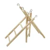1PC Birds Toy Wooden Ladders Swing Scratcher Perch Climbing 3/4/5/6 Ladder Bird Cage Hamsters Parrot Toys Hanging Pet Supplies 4