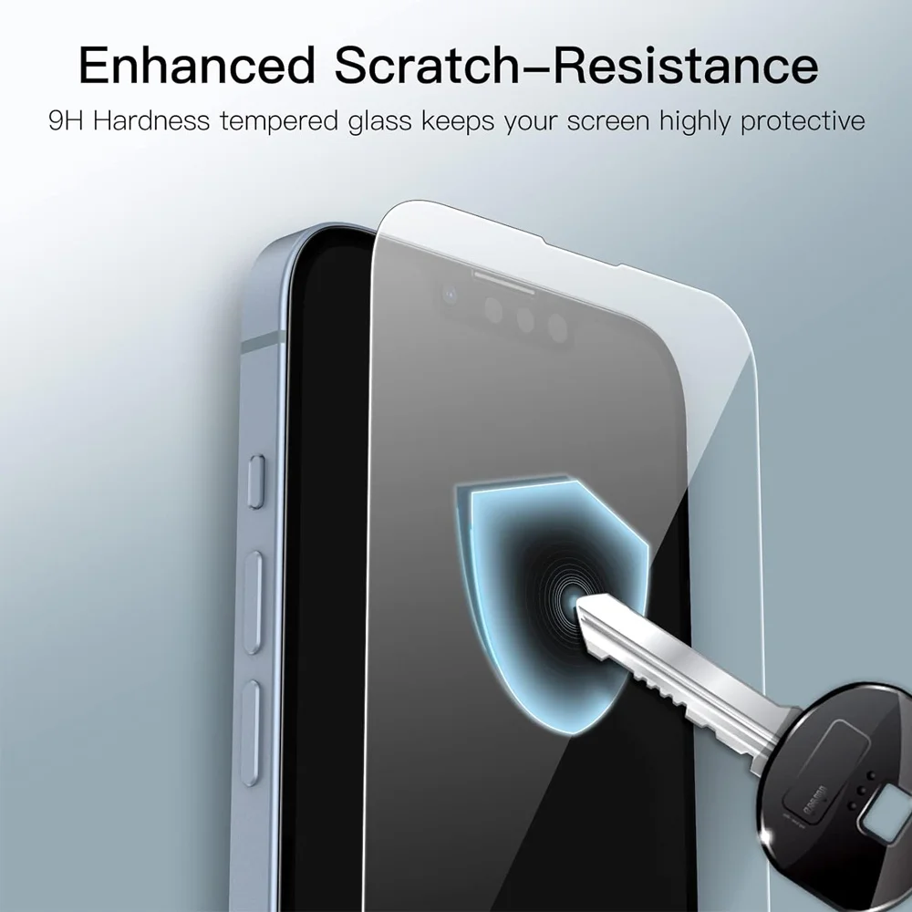 3PCS Tempered Glass For iPhone 13 14 15 Pro Max Screen Protector For iPhone 11 12 Pro protector pantalla iphone 13 Phone Film