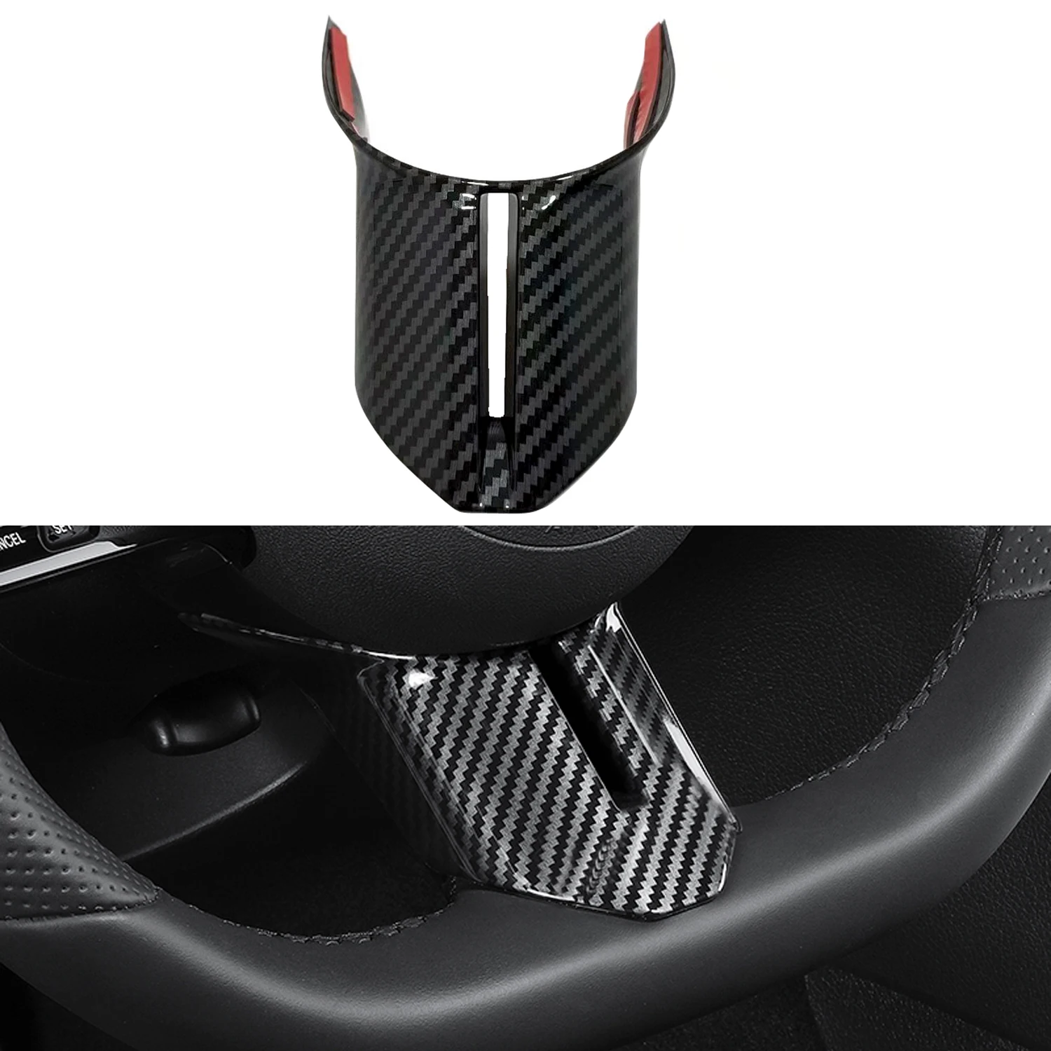 

1 шт., слой рулевого колеса из углеродного волокна и АБС-пластика для Mercedes Benz C Class W206 2022 2023