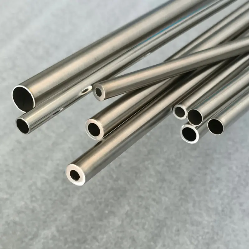 316L 스테인레스 스틸 모세관 파이프 OD 9.53mm 3/8인치 용접 비드 없음 광택 BA 위생 파이프(실험실 장비용)
