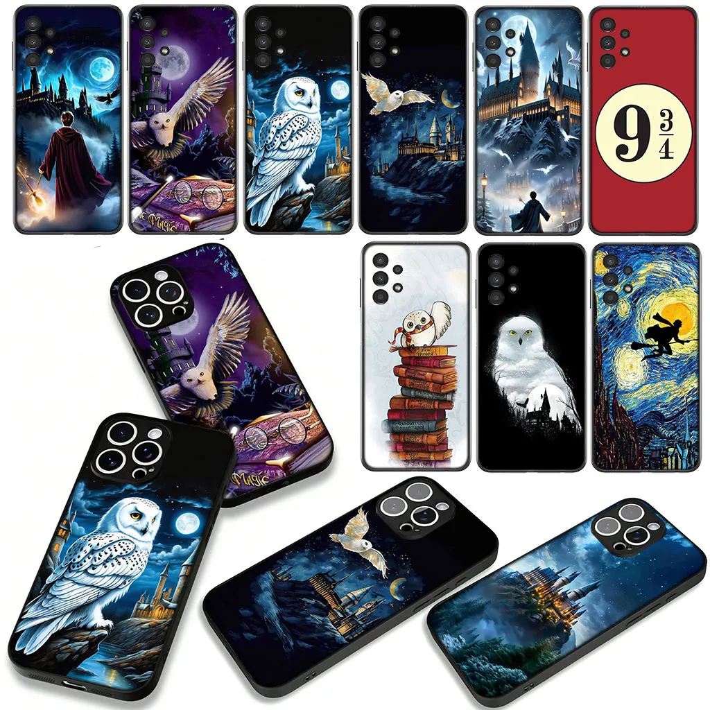 Artistic Owl Harry Wand Potters Phone Case Cover