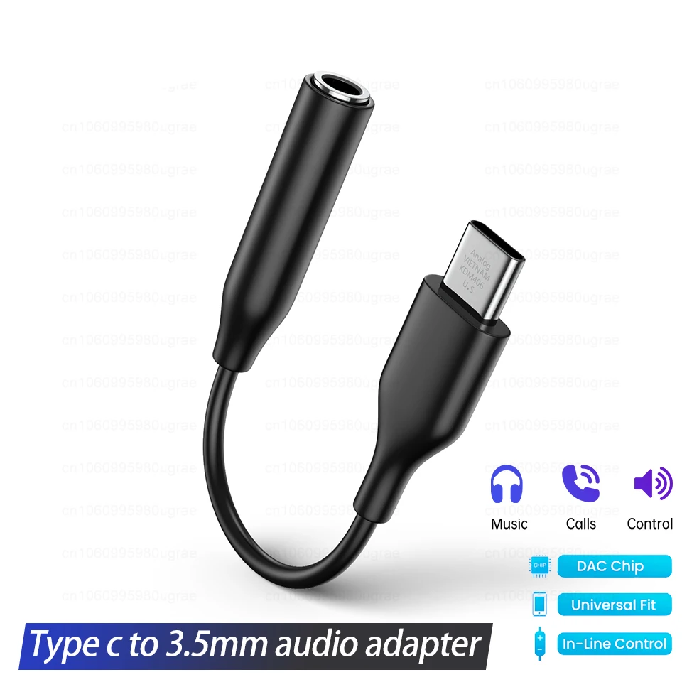 Original USB Type C To 3.5mm Jack Audio Cable Headphone Aux Adapter For  Samsung Galaxy S23 S22 Ultra S21 S20 Note 20 A53 A54 5G