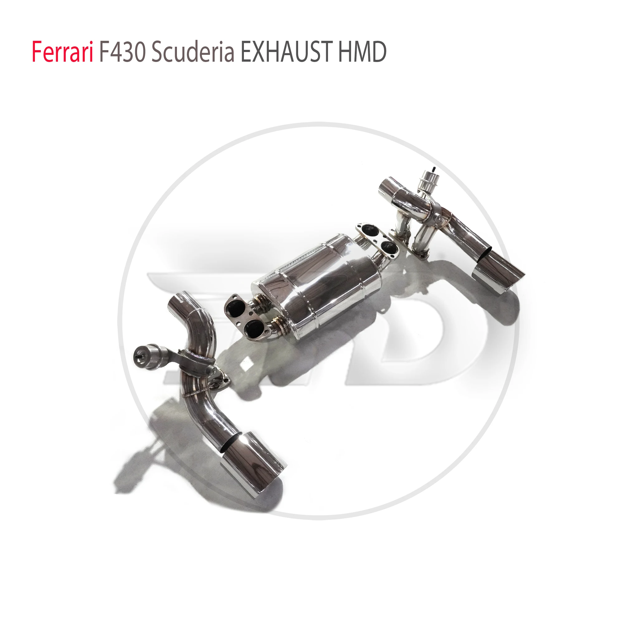 

HMD Stainless Steel Exhaust System Performance Catback for Ferrari F430 Scuderia Valve Muffler