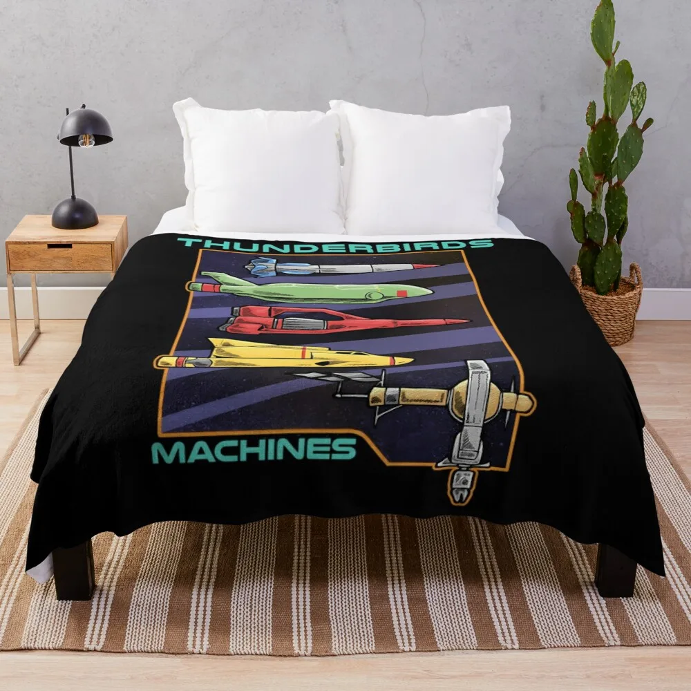 

Thunderbirds Machines \t Throw Blanket Summer Blanket christmas gifts