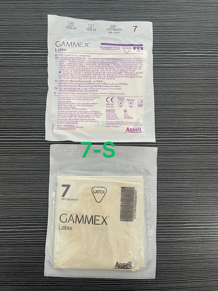 Ansell Gammex Latex gloves-powder-free (1 pair)  latex  gloves length 30cm 4
