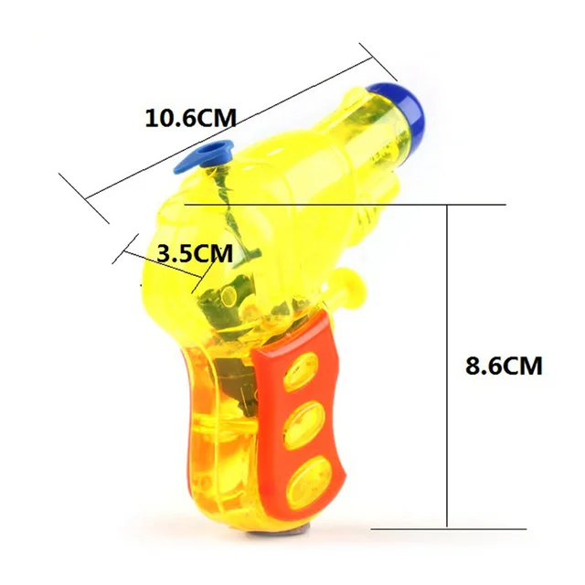 10PCS Summer Beach Mini Playing Game Fun Squirt Guns Soaker Guns for Kids Seaside Water Fight Random Color 6