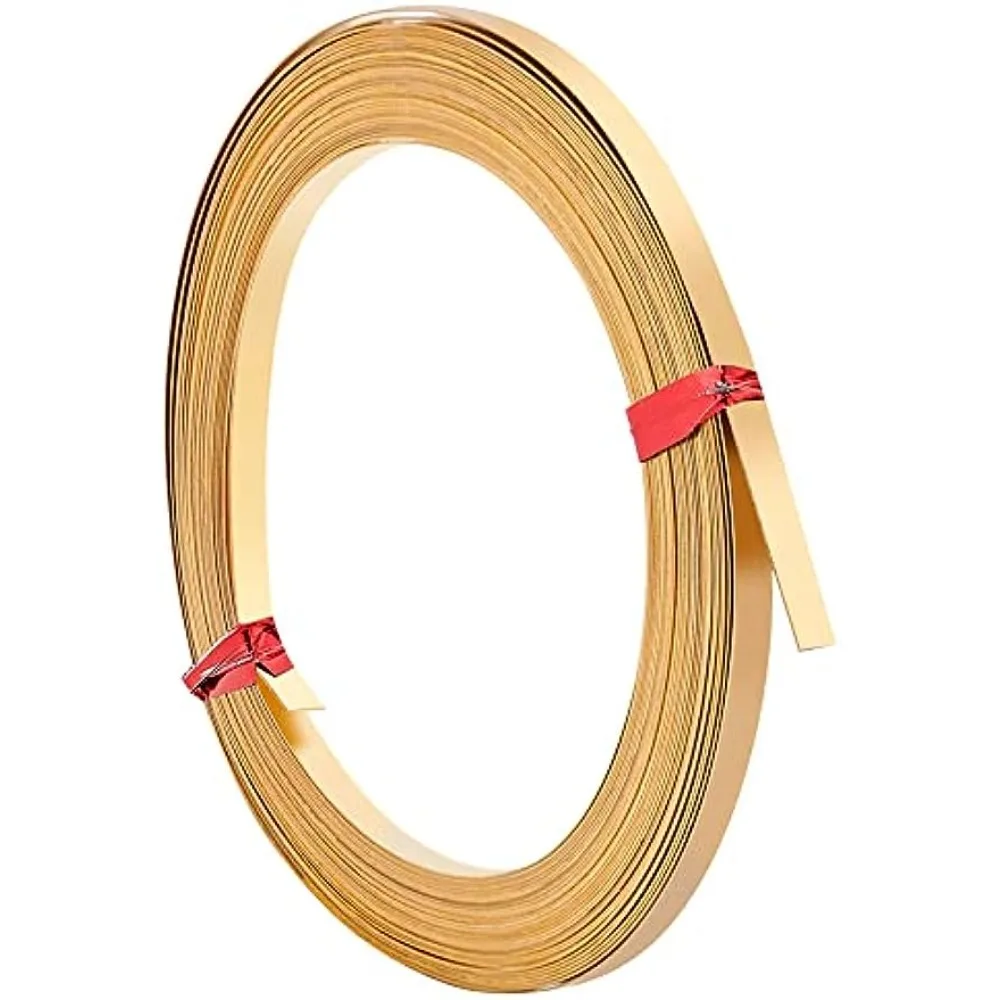 Filo In Ottone Per Gioielli - 6m X 5mm, Dorato Per Creazioni Artigianali - Foto 6