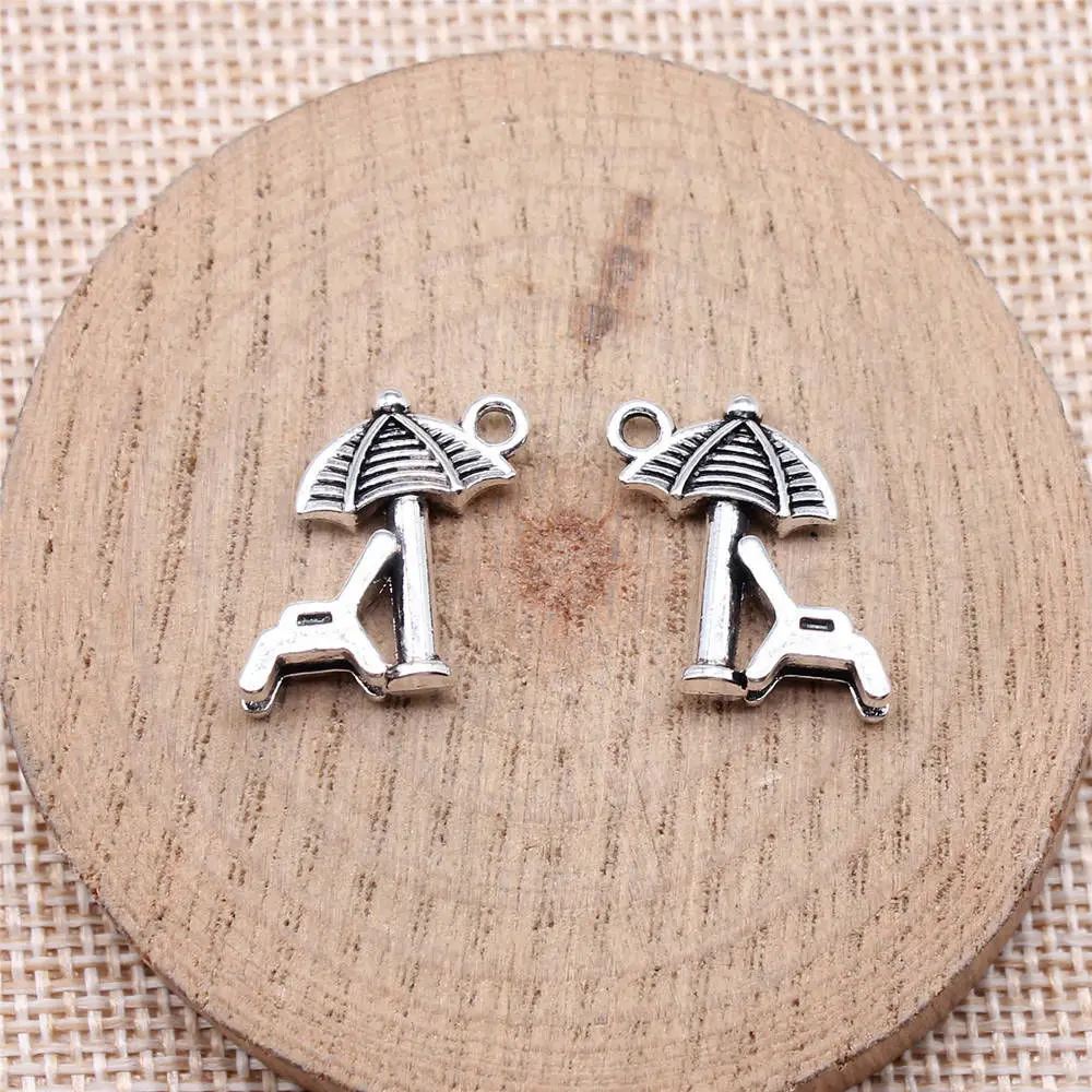 

Findings Beach Lounger Charms Jewelry Materials 18x19mm 10pcs