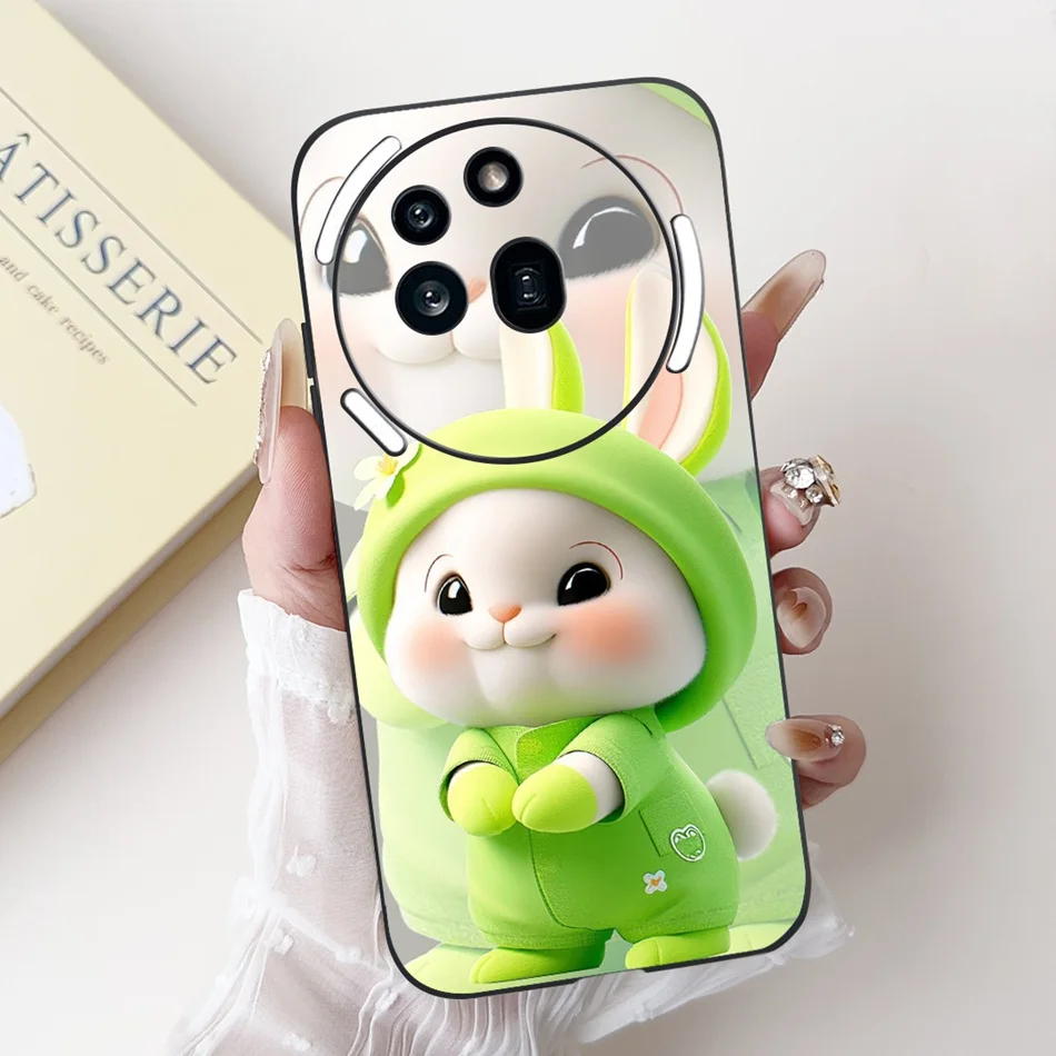 Cute Cartoon Black Silicone Soft Phone Case Bumper