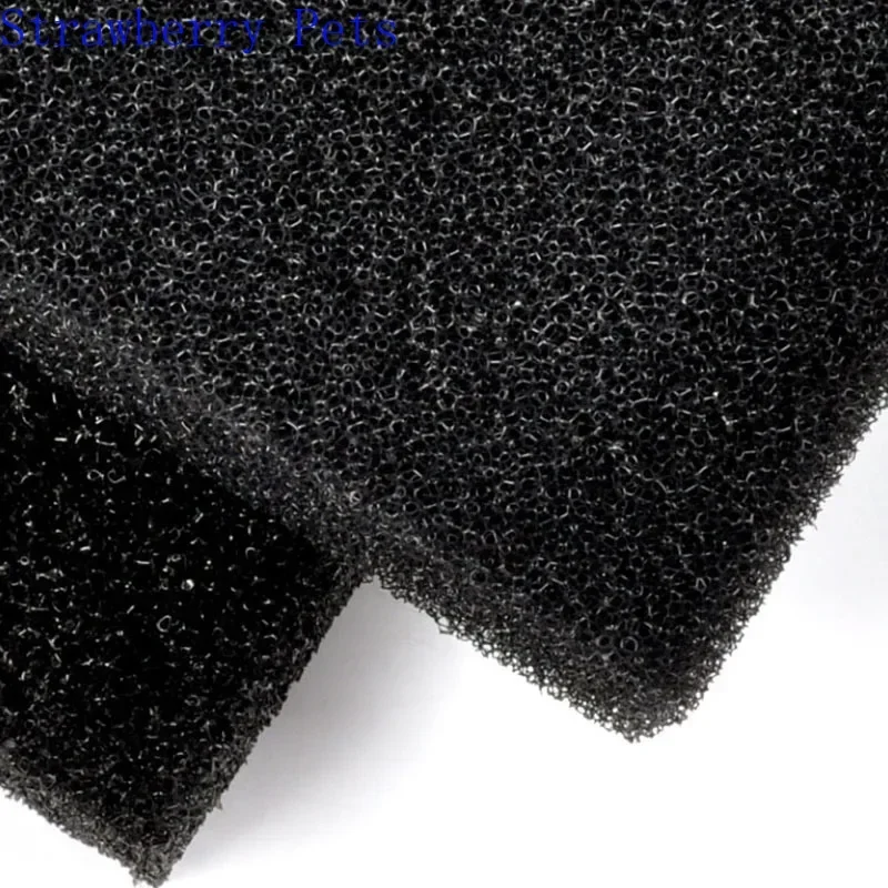 Multi Sizes Black Filtration Foam Aquarium Fish Tank Biochemical Filter Sponge Pad Skimmer Long Use Time Sponge Supply Tank