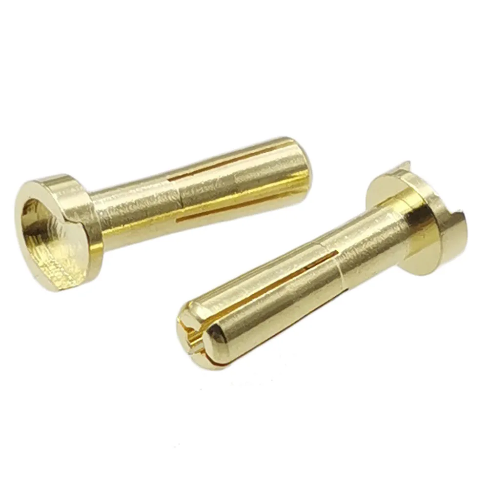 Connecteurs Banane Mâle 4mm 5mm pour Batterie RC - Lot de 10