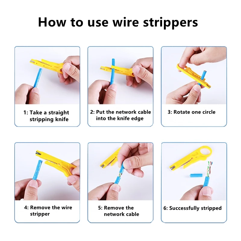 Cable Looper, Twisted Wire, Core Separater, CAT5 6, cinco cores