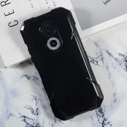 Silicone Smartphone Protective Back Shell - Soft TPU Case for Doogee S61 Pro (Black)