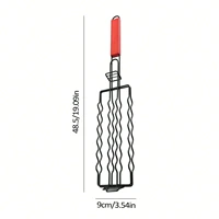 PerfecHot-Dog Grill avec manche en bois, gril à saucisses, panier à gril, accessoires portables, barbecue extérieur T1, 1PC 2