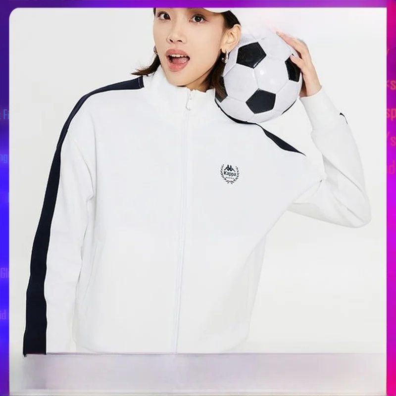  Ba to Ba 여성용 스포츠 자켓 봄 가을 칼라 오픈 가디건 스웨트 셔츠 캐주얼 야구 유니폼 K0E22WK0