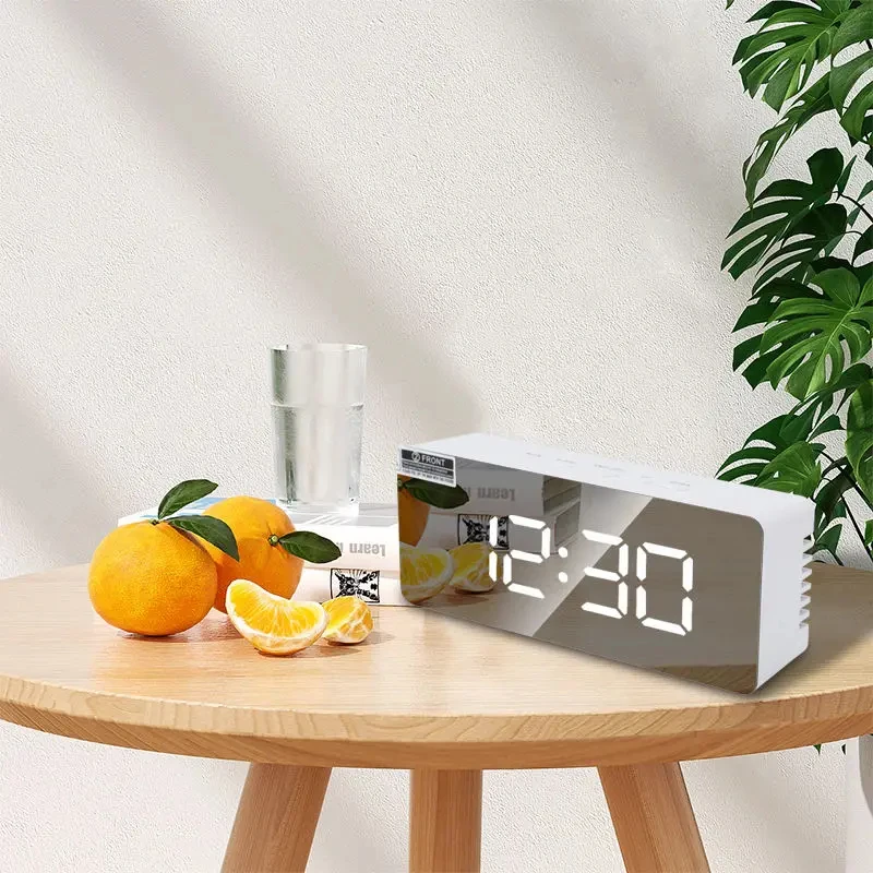LED Digital Alarm Clock with Temperature Display for Bedroom, Home, and Office Use
