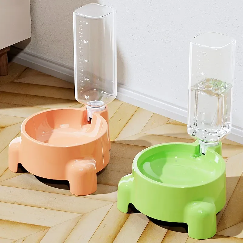 Pet Hydration Station: Automatic Water & Feeder Bowl Set