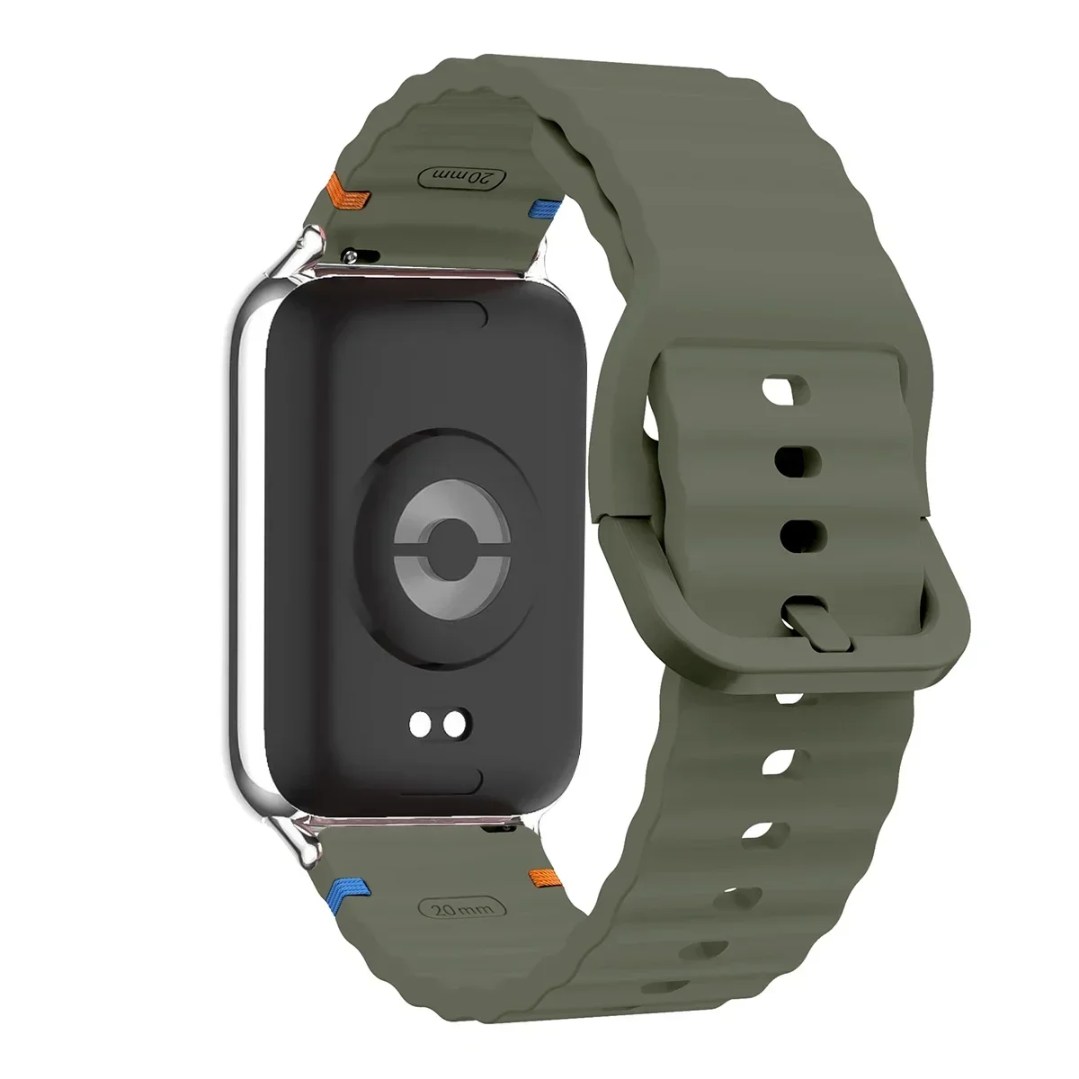 Wave Pattern Silicone Sports Strap | Replacement Wristband