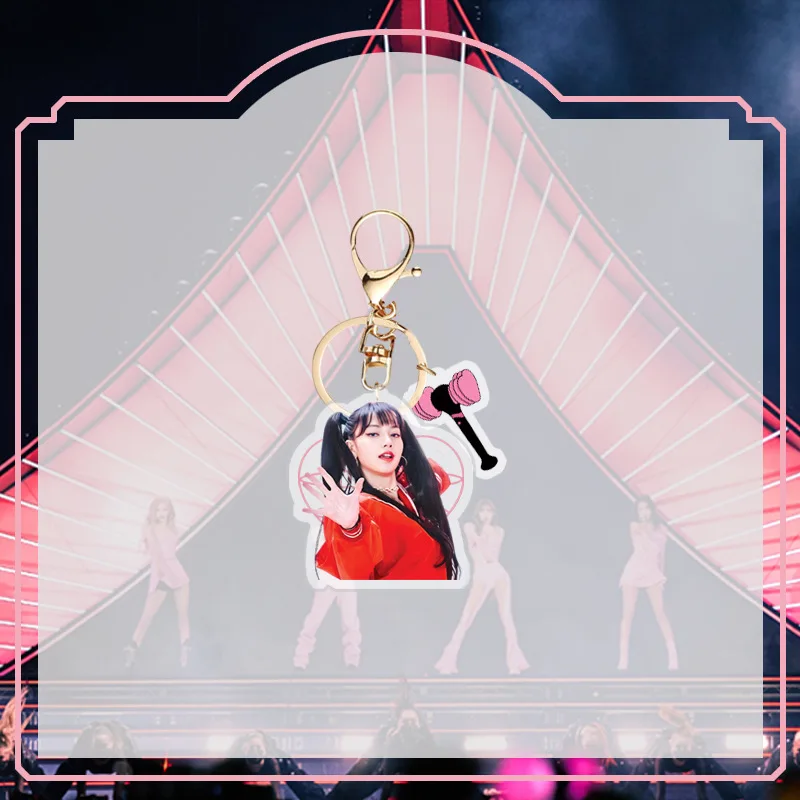 E Powder Ink New Album Tour Acrylic Key Pendant Acrylic Keychain Jewelry Pendant The Same Model 4