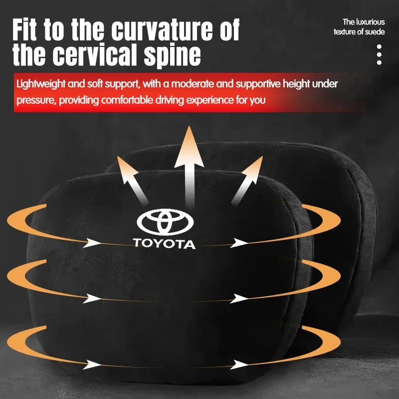 وسادة رقبة بمسند رأس للسيارة ، مسند رأس ، إسفنج مي...