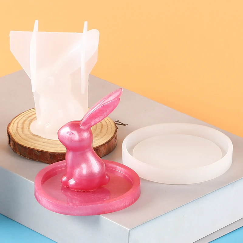 3 pezzi Stampi In Silicone Pasquale,Stampi per candele in silicone per