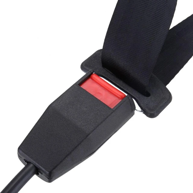 Ceinture de sécurité universelle noire pour siège de voiture, boucle  d'extension réglable en environnement, ceinture de sécurité automatique pour  camion, accessoires de voiture, 2 points - AliExpress