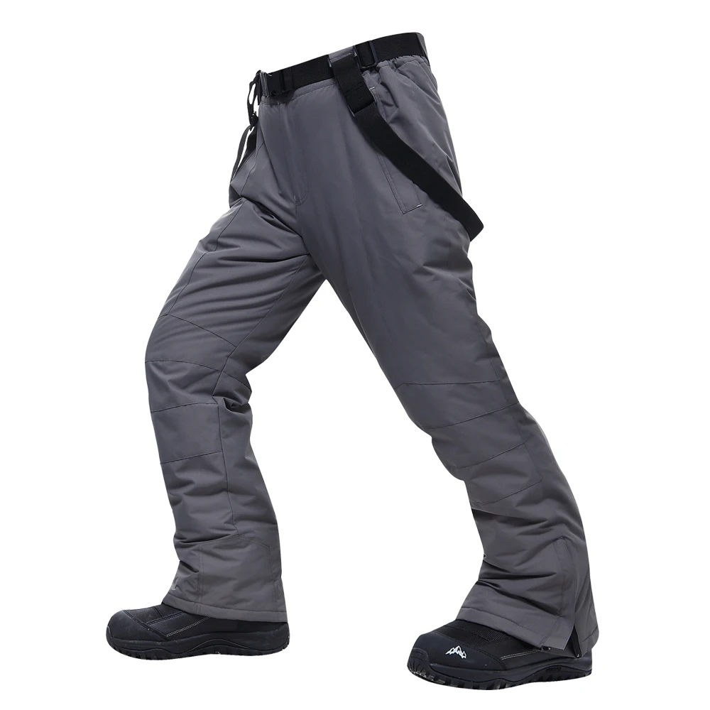 Men's Skiing Pants Warm Outdoor Working Fishing Clothes Waterproof Thinken Snow Trousers Winter Snow Snowboard Pants Men skiing pants