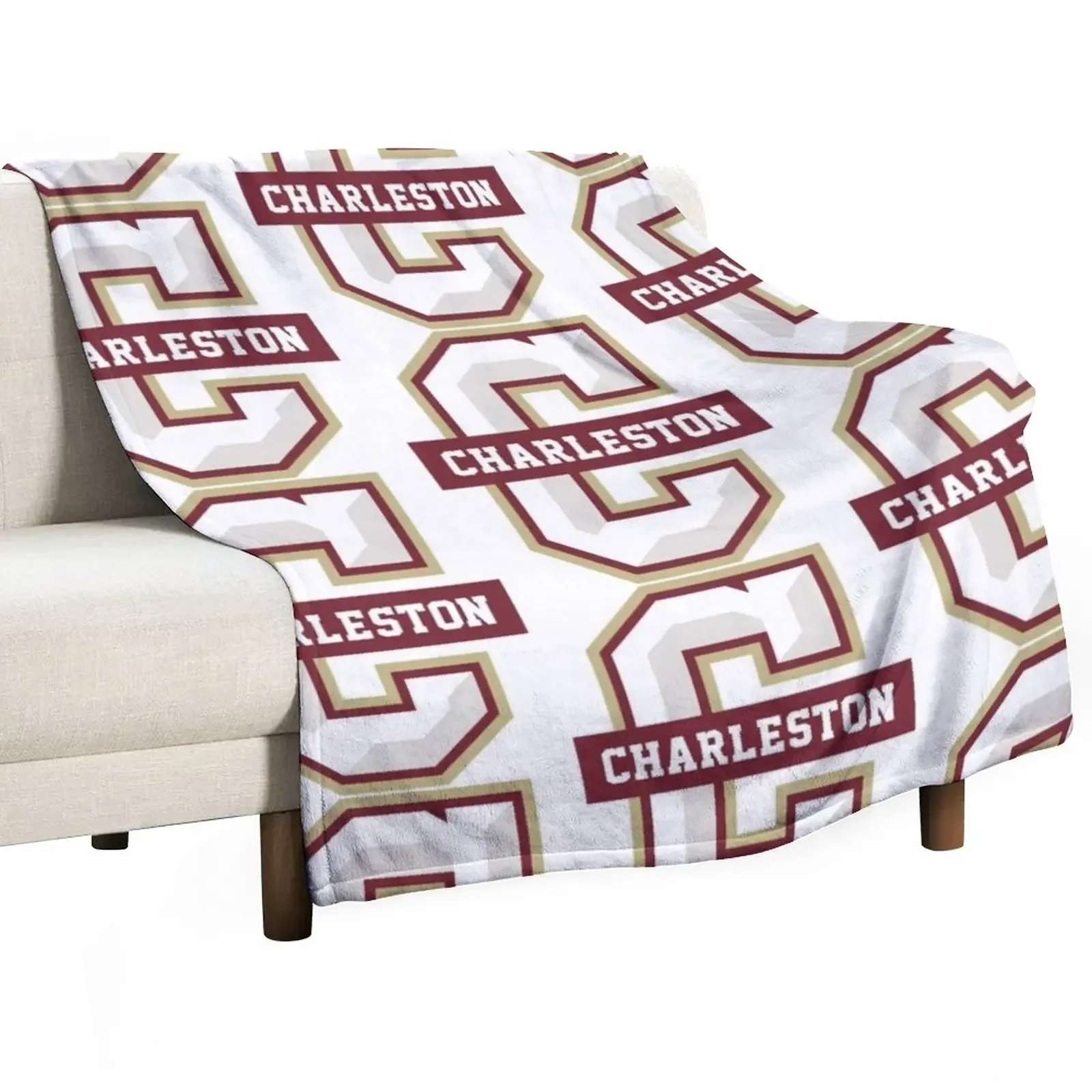 

College of Charleston Throw Blanket Thermal Warm Blankets