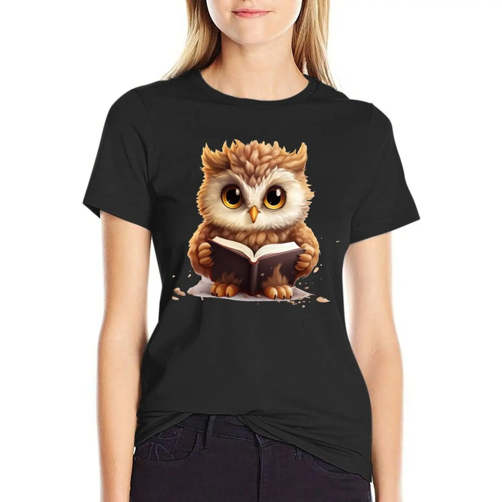

Cute Owlet T-shirt anime clothes tops vintage clothes womans clothing