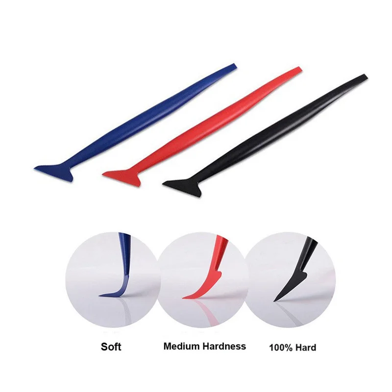 Car Wrapping Tools 5Pcs/3Pcs Flexible Micro Squeegee Vinyl Wrap EdgeTrimmer Window Tint Stickers Install car wrapping tools window tinting squeegee vinyl squeegee window tint squeegee