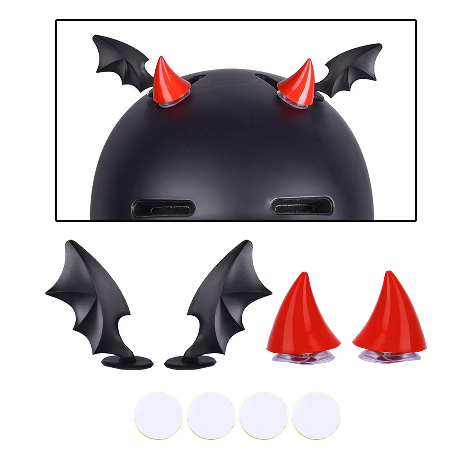 Helmet Decoration Devil Honrs & Accessory Lovely for Ski Helmet