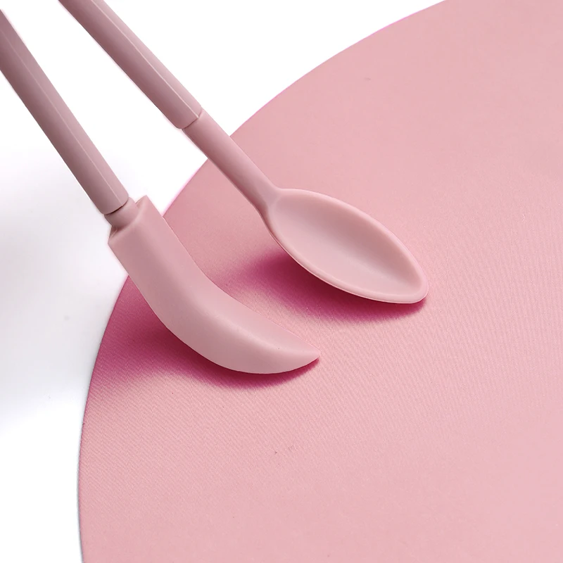 FAIS DU 3 in 1 2-4pcs Mini Telescopic Silicone Spatula Jar Jam Bottle Scraper Cosmetics with Hanging Buckle Kitchen Accessories silicone spatula cake decorating tools cream spatula silicone scraper cake scraper cake spatula kitchen spatula silicone cookware painting spatula
