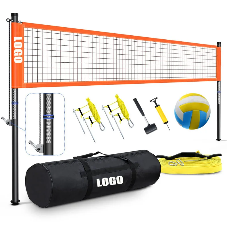 Portable Professional Outdoor Volleyball Net Antenna Set