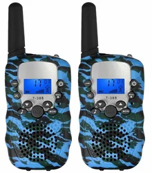 Walkie talkie pour enfants, longue portée, 446MHz, 8 canaux, 2 pièces 