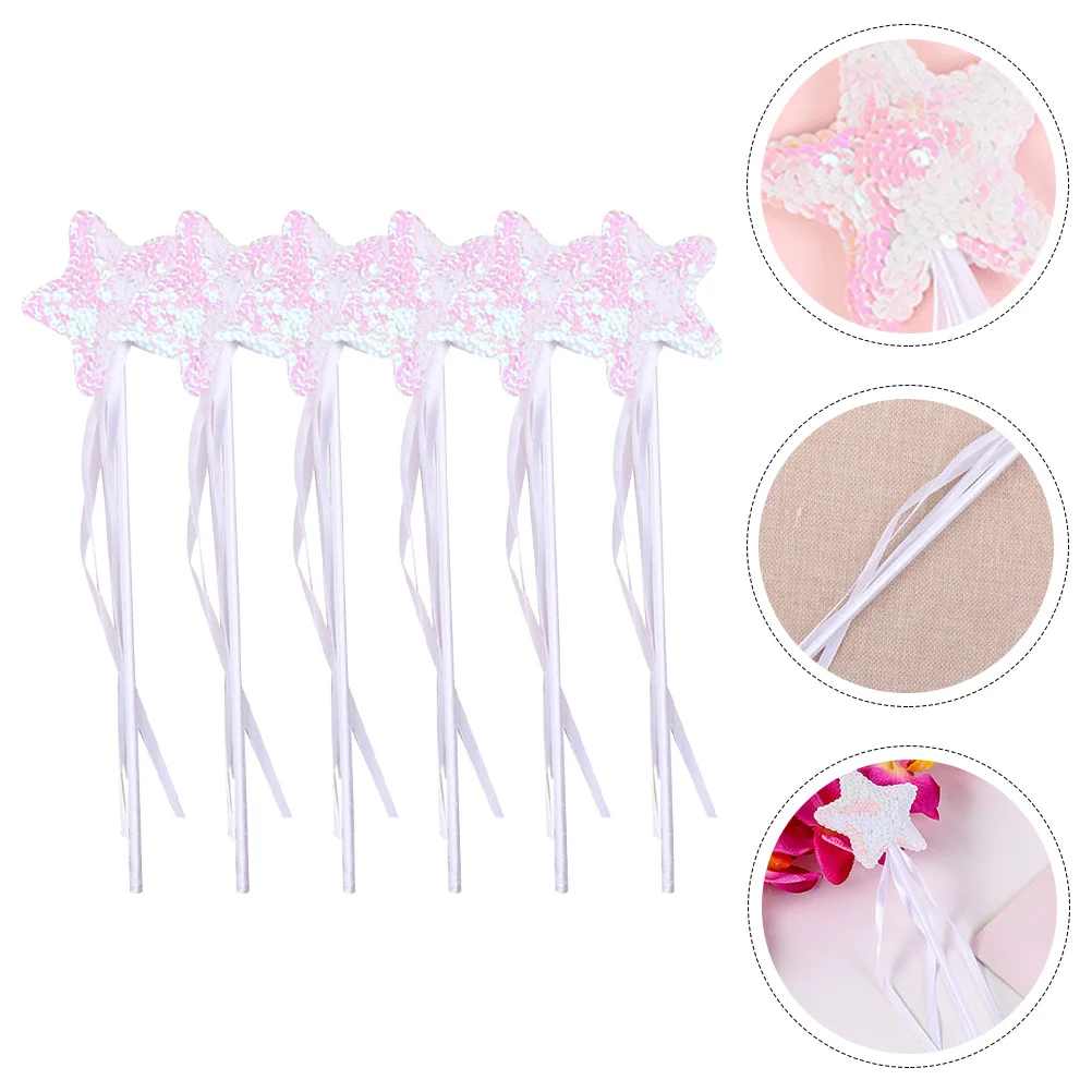 

Star Fairy Sticks Party Princess Costume Props Girls Stage Elf Cosplay Performance Prop Birthday Gift