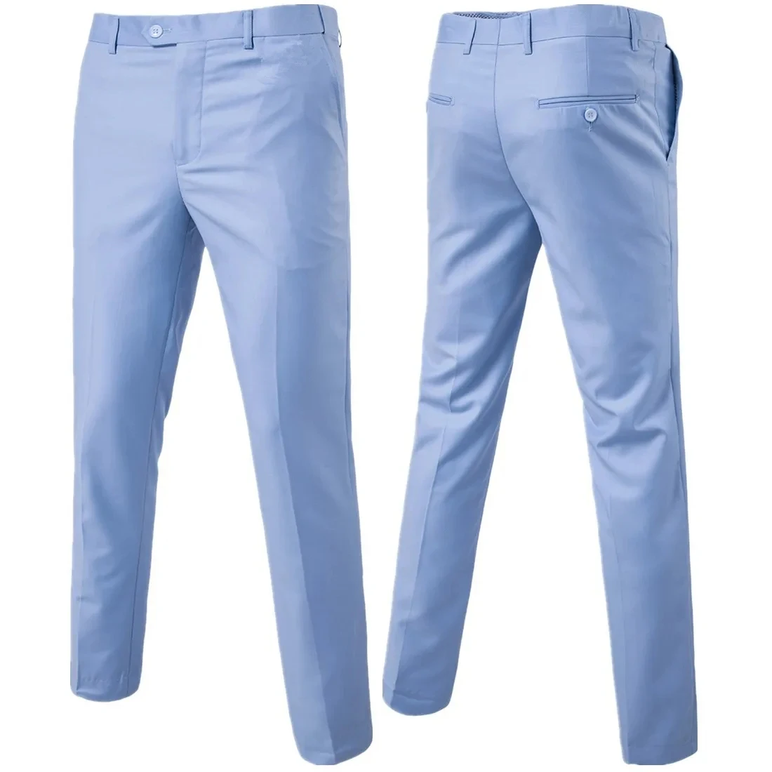 Business Pants Suit Pants Men Pants Men's Casual Boutique Business Suit Trousers Male Slim Solid Color Dress Pants