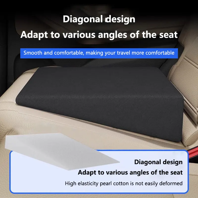 Car Seat Leveling Pad Memory Foam Car Seat Cushion Fatigue Relief Increase Height Pad Flattening The Rear Seats Of The Car
