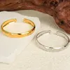 1pc Classic Stainless Steel Brief Metal Texture Bangle Terror Eyes Metallic Ball Opening Adjustable Bangles For Women Gift 6