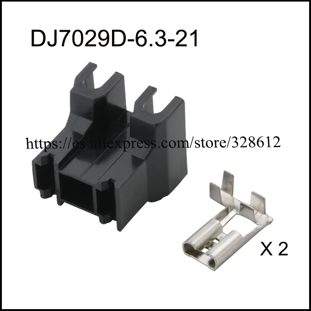 

200SET H7 car wire male female cable Waterproof 2 pin connector automotive Plug socket include terminal seal DJ7029D-6.3-21