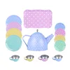 Simulation Tea Set Teapot Kitchen Afternoon Tea Pretend Play Toy Children's Play House Tableware Educational Toys For Girls Kids 3
