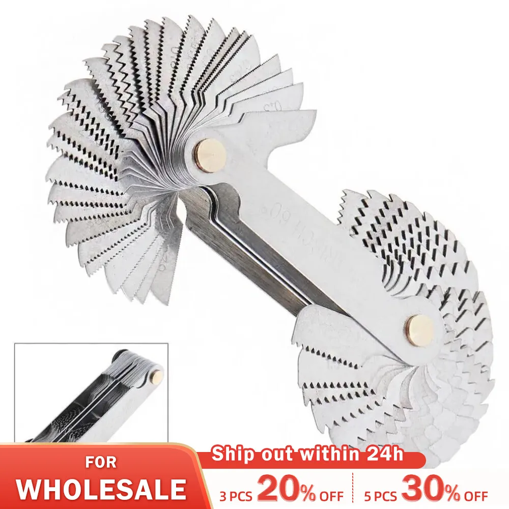 58PCS-Stainless-Steel-Pitch-Scale-High-Precision-Measuring-Tool-Insert ...