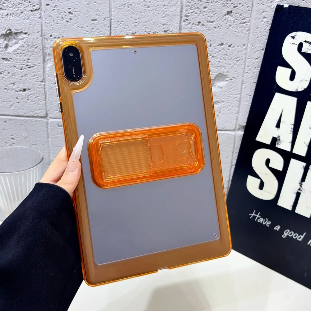 Icy Colors Shockproof Protective Tablet Case with Adjustable Kickstand, Acrylic TPU Material, 11-Inch