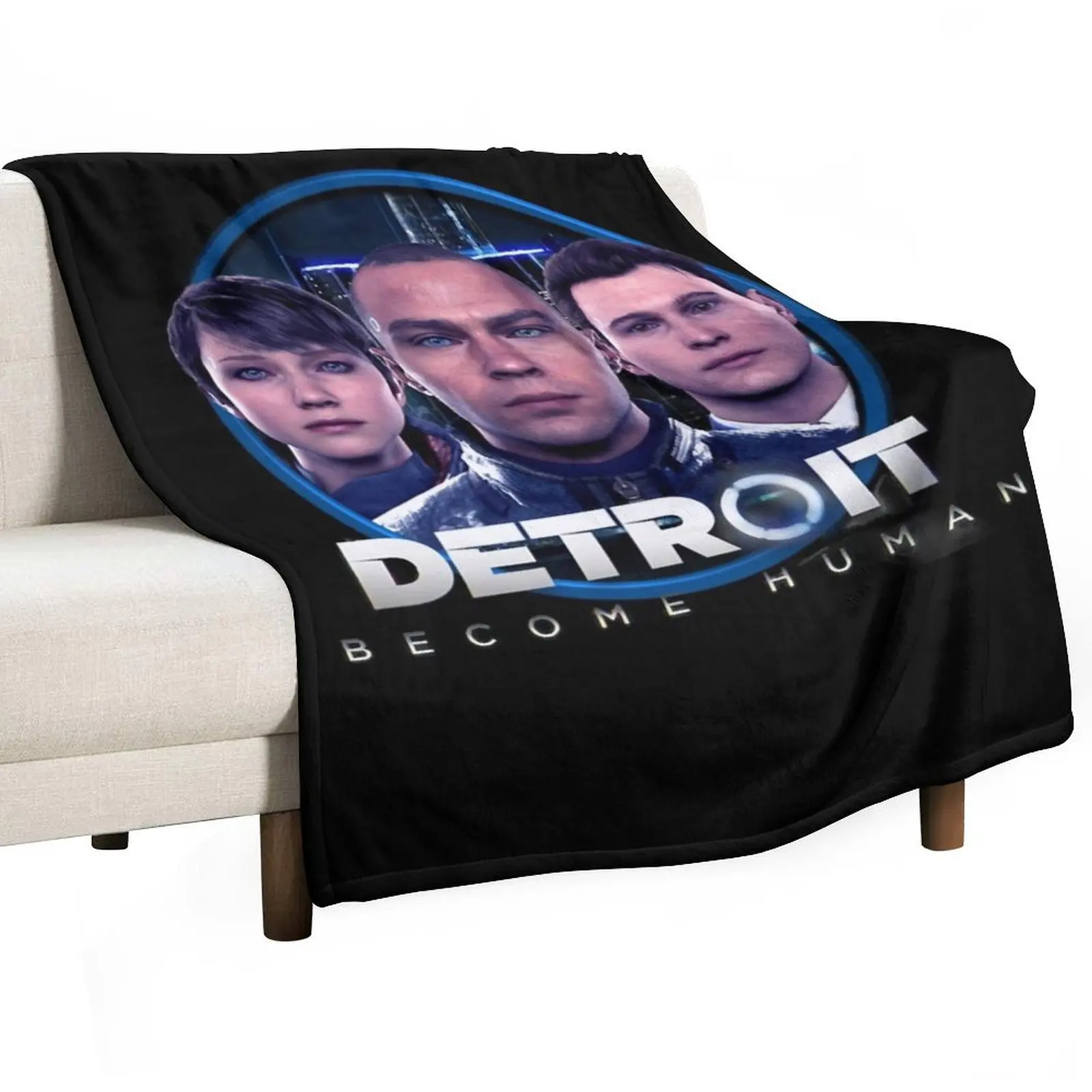 

Vintage Detroit Become Human Idol Gift Fot You Throw Blanket fluffy Sofa Hair Summer Blankets