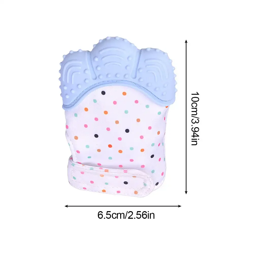 Kids Teething Gloves Mittens Chewable Newborn Dental Care Durable Teether Toys Teething Infant Chewing Toy Baby Care Tools Stuff - 6