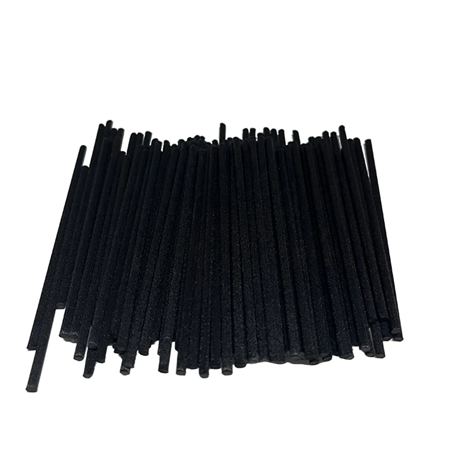 Aroma Diffuser Sticks 20pcs L10cm D3mm Black/White Aroma Diffuser Fibre Sticks Essential oil Reed Diffuser Replacement Refill Sticks for Air Freshener